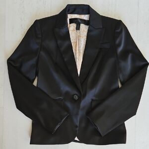 Apostrophe Black Women's Silky Blazer